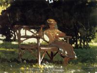 Homer, Winslow - Woman on a Bench